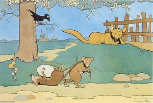 Les Deux Rats — Benjamin Rabier