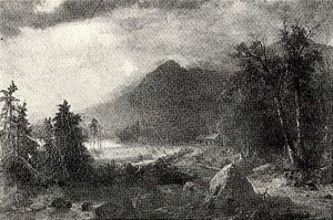 The First Harvest In The Wilderness, (painting) — Asher Brown Durand