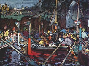 Volga Song — Wassily Wassilyevich Kandinsky, Post-impressionism