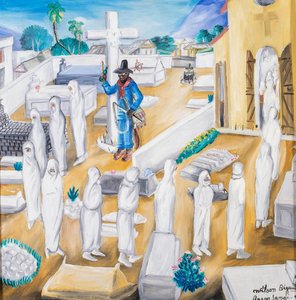 Baron Samedi In Cemetery — Wilson Biguad