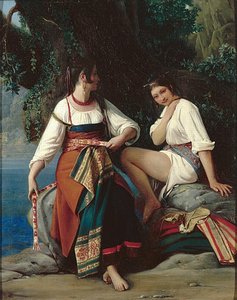 Deux baigneuses, costume de Saint Donatien