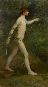 A Woodland Bather — Henry Scott Tuke