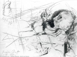 Skull And Boots — Adolph Von Menzel