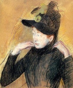 Woman Arranging Her Veil — Mary Stevenson Cassatt
