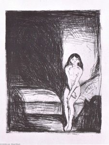 Evening (puberty) — Edvard Munch, Expressionist Art
