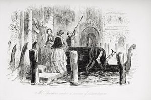 Mr. Sparkler Under A Reverse Of Circumstances — Hablot Knight Browne