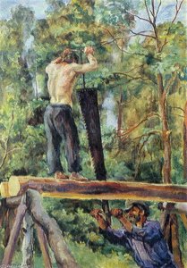 Sawyers — Pyotr Konchalovsky