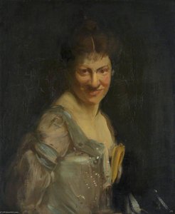 Portrait of a Lady in a Blue Gown