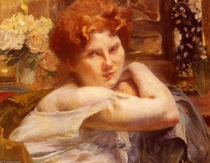 Le Femme Aux Cheveux Roux — Paul Albert Besnard