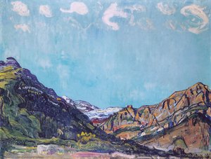 Landscape Near Champery — Ferdinand Hodler