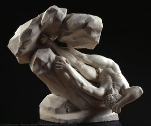 The Falling Titan; A Falling Giant — Thomas Banks, Neoclassical