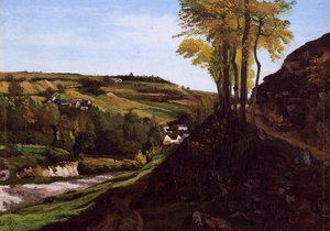 Valley Of Ornans — Gustave Courbet, Contemporary Realism
