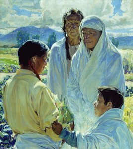 The Solemn Pledge, Taos Indians — Valter Ufer