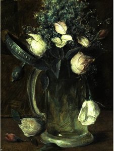 Roses In A Tankard — Julian Alden Weir