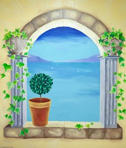 Window View Of Sea — Alexandra Jane Davies