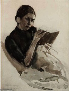 Gattin Des Kunstlers, Martha — Max Liebermann