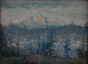 View From Window, (painting) — Mary Agnes Yerkes