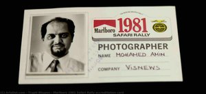 Marlboro 1981 Safari Rally Accreditation Card — Trupti Bhupen