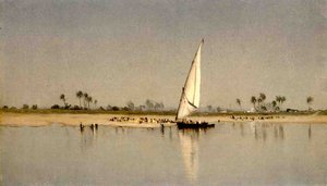 A Sketch On The Nile — Sanford Robinson Gifford