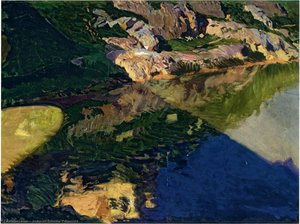 The Shadow Of Alcantara Bridge, Toledo — Joaquín Sorolla Y Bastida