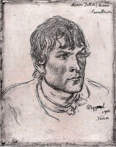 Head Of A Young Man — Albin Egger Lienz