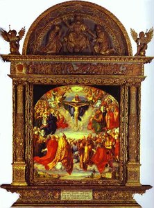The Adoration Of The Holy Trinity — Albrecht Dürer