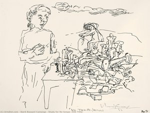 Study For No Tempo (into Time) — Iberê Bassani Camargo