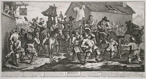 Hudibras Encounters The Skimmington, From 'hudibras', By Samuel Butler — William Hogarth