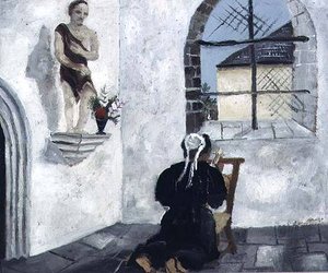 Breton Woman At Prayer — Christopher Wood