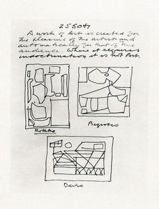 Sketch Of Max And Of Rothko And Baziotes Paintings — Stuart Davis