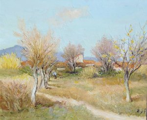 An Orchard In Spring — Marcel Dyf