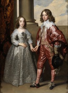 William Ii, Prince Of Orange And Princess Henrietta Mary Stuart, Daughter Of Charles I Of England — Sir Anthony Van Dyck