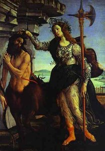Pallas.camilla And The Centaur — Sandro Botticelli, Early Renaissance