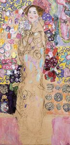 Portrait Of Maria Munk (unfinished) — Gustav Klimt