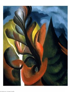Maple And Cedar — Georgia O'keeffe