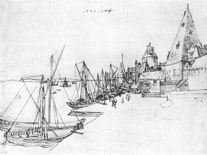 Antwerp Harbour — Albrecht Dürer, Northern Renaissance