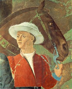 Adoration Of The Holy Wood (detail) — Piero Della Francesca