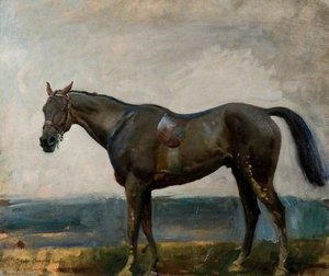 A Dark Bay Hunter — Sir Alfred James Munnings