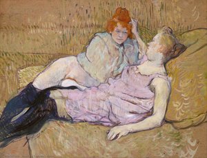 The Sofa — Henri De Toulouse-lautrec