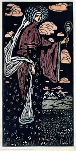 The Mirror — Wassily Wassilyevich Kandinsky, Art Nouveau