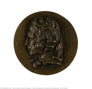 Henri-benjamin Constant De Rebecque (1767-1830) — Pierre-jean David D'angers, Neoclassical Sculpture