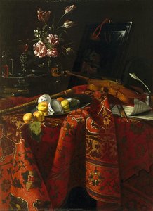 Still Life With Musical Instruments — Cristoforo Munari
