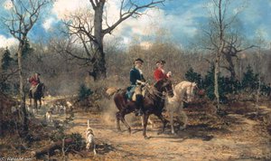 The Autumn Ride - — Alfred Wierusz Kowalski