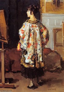 Model In Kimono Sun — Isaac Lazarus Israels