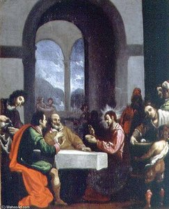 The Supper At Emmaus — Cristofano Allori