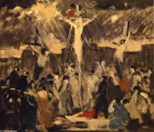 Crucifixion, Sketch -3 — Robert Spencer
