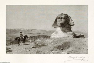 Napoleon Before The Sphinx — Henry Wolf