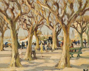 Cannes, The Alley — Marcel Dyf