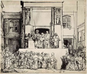 Christ Presented To The People — Rembrandt Van Rijn, Baroque