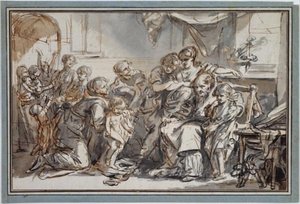 Domestic Scene — Jean-baptiste Greuze